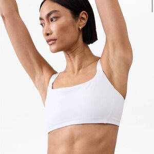 Athleta Reform Adjustable Bra.  Bright White. Medium. A-C